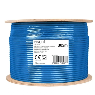 Ewent Bobina Cable Red Cat6a Uutp Lszh 305m